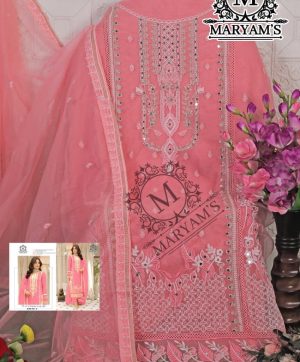 MARYAM'S 182 D SOFT ORGANZA SALWAR KAMEEZ
