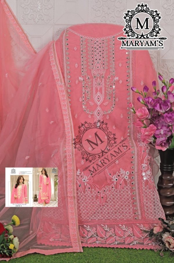 MARYAM'S 182 D SOFT ORGANZA SALWAR KAMEEZ