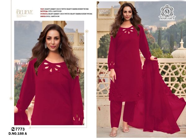 MARYAM'S 188 A PAKISTANI SALWAR KAMEEZ WHOLESALE