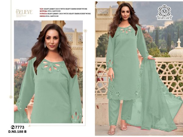 MARYAM'S 188 B PAKISTANI SALWAR KAMEEZ WHOLESALE