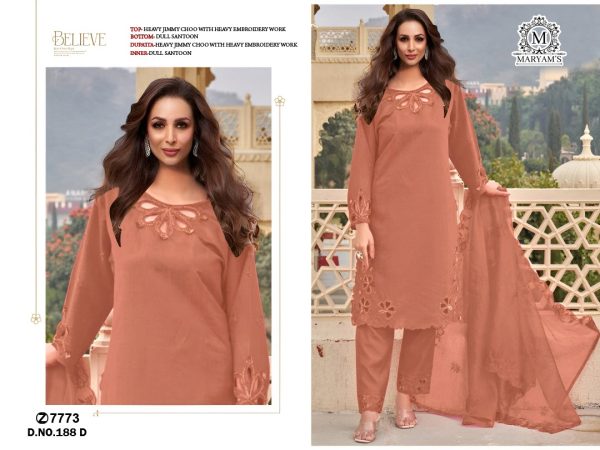 MARYAM'S 188 D PAKISTANI SALWAR KAMEEZ WHOLESALE