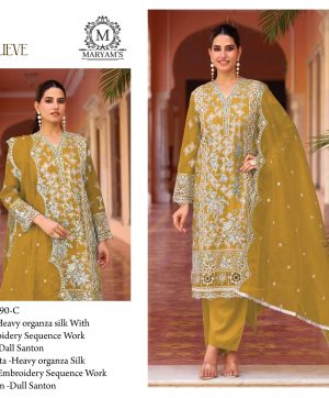 MARYAM'S 190 C ORGANZA SALWAR KAMEEZ