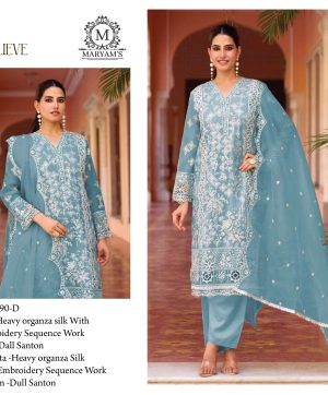 MARYAM'S 190 D ORGANZA SALWAR KAMEEZ