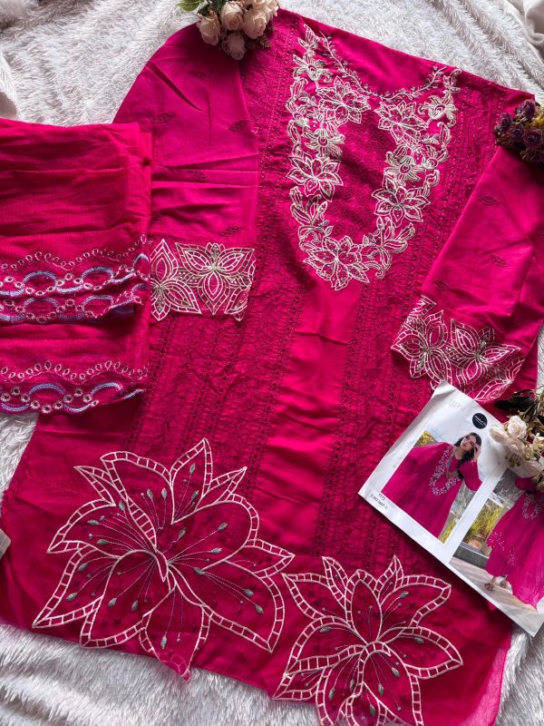 MEHBOOB TEX 1667 C COTTON EMBROIDERED SUITS