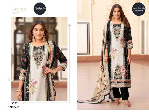 MEHBOOB TEX 1669 VISCOSE MUSLIN SALWAR KAMEEZ