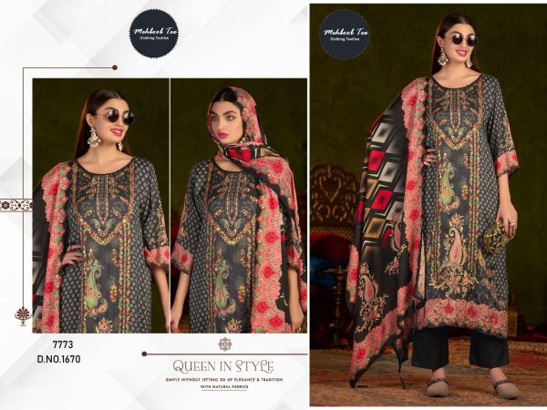 MEHBOOB TEX 1670 VISCOSE MUSLIN SALWAR SUITS