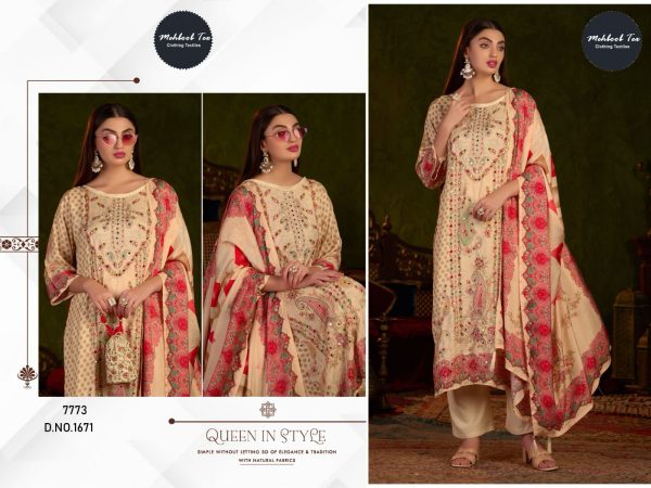 MEHBOOB TEX 1671 VISCOSE MUSLIN SALWAR SUITS