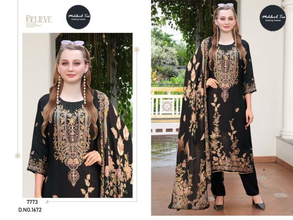 MEHBOOB TEX 1672 VISCOSE MUSLIN SALWAR SUITS