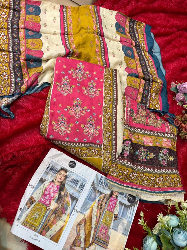 MEHBOOB TEX 1673 B VISCOSE MUSLIN SALWAR KAMEEZ
