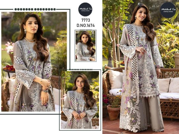 MEHBOOB TEX 1674 COTTON PAKISTANI SALWAR SUITS