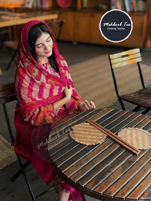 MEHBOOB TEX 1677 COTTON EMBROIDERED SUITS