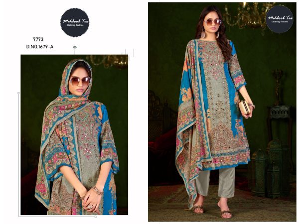 MEHBOOB TEX 1679 A VISCOSE MUSLIN SALWAR KAMEEZ