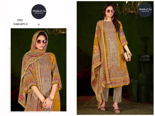 MEHBOOB TEX 1679 C VISCOSE MUSLIN SALWAR KAMEEZ