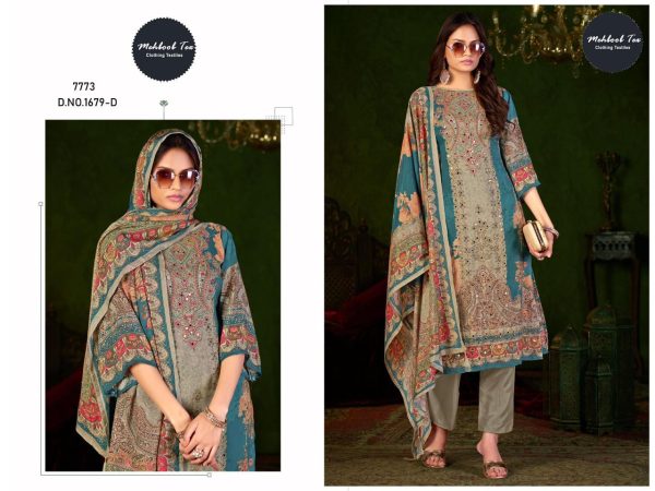 MEHBOOB TEX 1679 D VISCOSE MUSLIN SALWAR KAMEEZ