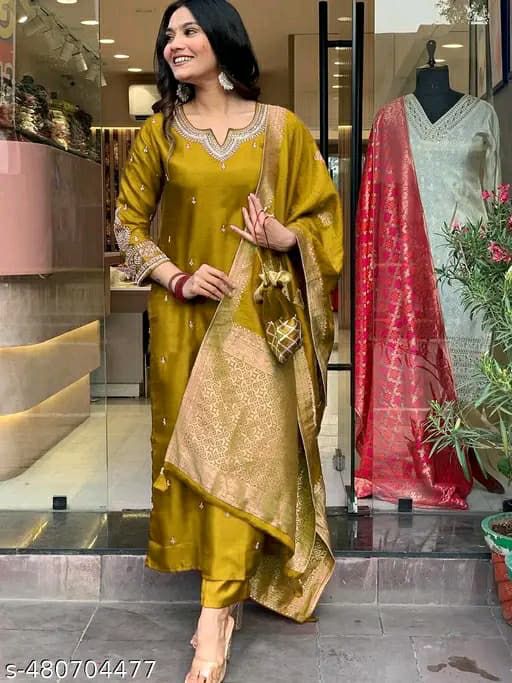 MF 1003 READYMADE HEAVY ROMAN SILK SUITS