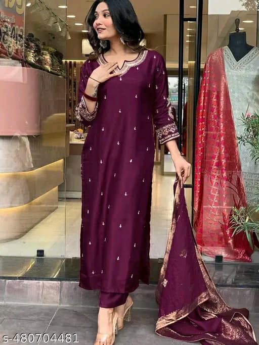 MF 1003 READYMADE HEAVY ROMAN SILK SUITS