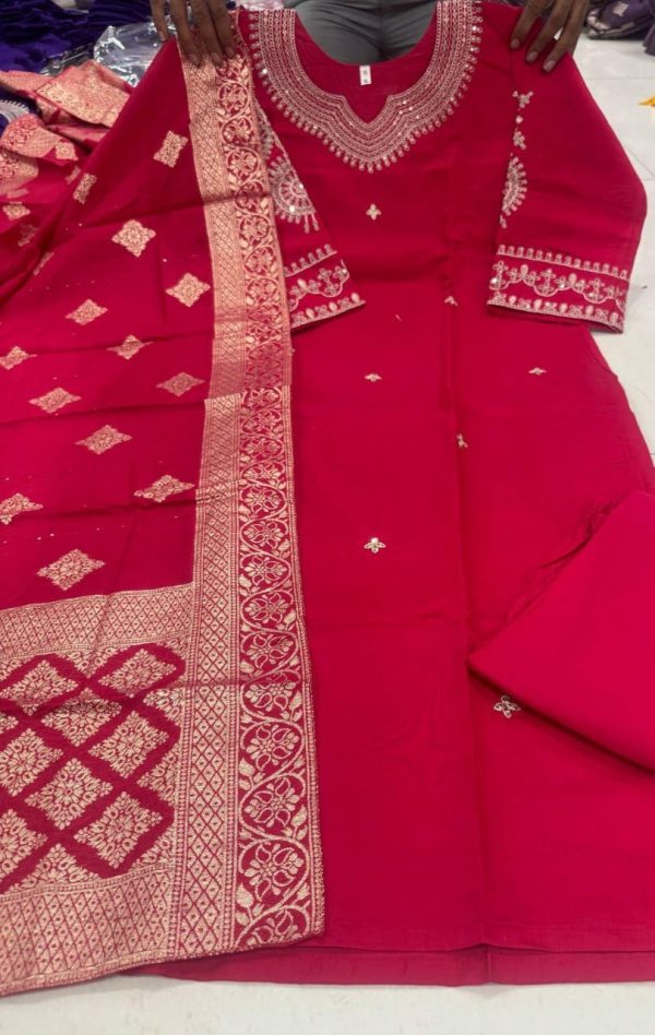 MF 1003 READYMADE HEAVY ROMAN SILK SUITS