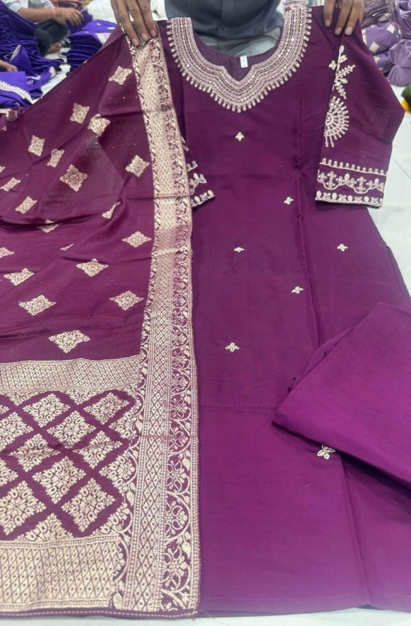 MF 1003 READYMADE HEAVY ROMAN SILK SUITS