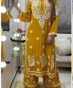 MF 1010 READYMADE RAYON COTTON KURTI PLAZZO
