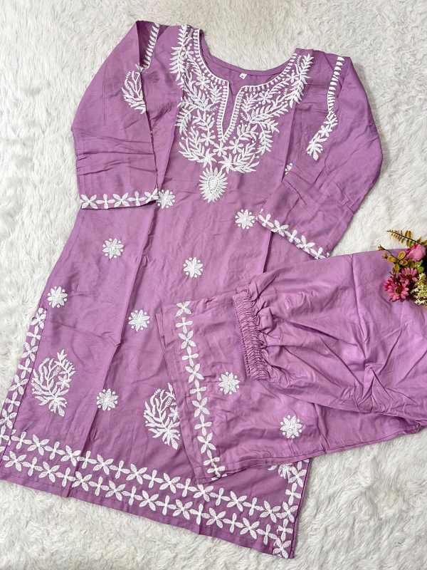 MF 1010 READYMADE RAYON COTTON KURTI PLAZZO