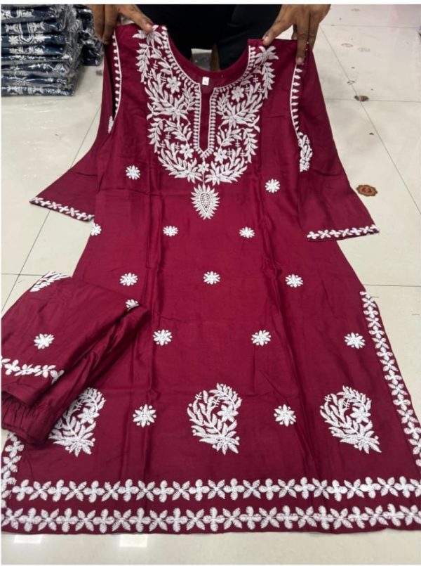 MF 1010 READYMADE RAYON COTTON KURTI PLAZZO