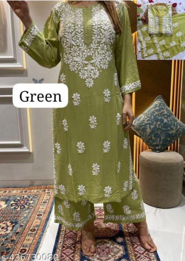 MF 1010 READYMADE RAYON COTTON KURTI PLAZZO