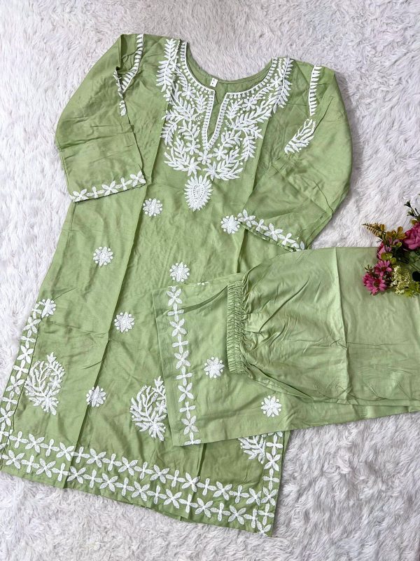 MF 1010 READYMADE RAYON COTTON KURTI PLAZZO