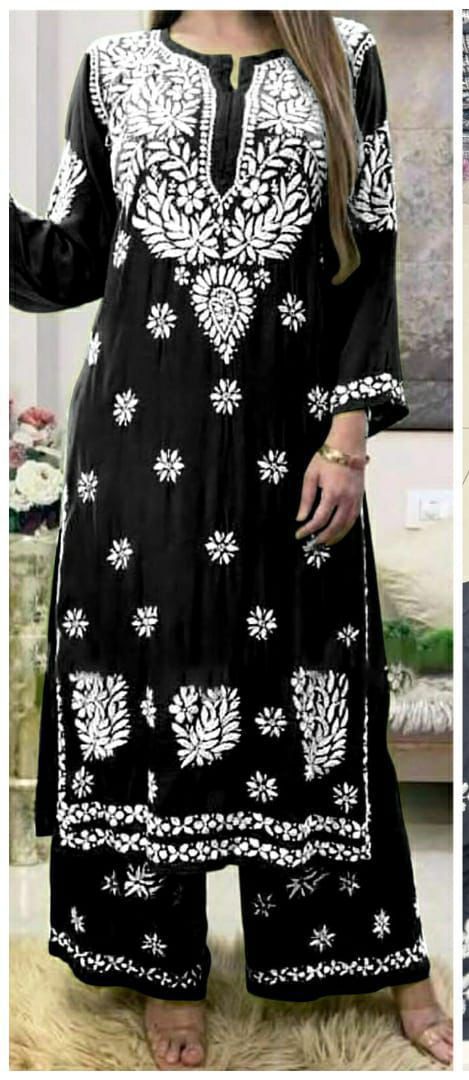 MF 1010 READYMADE RAYON COTTON KURTI PLAZZO