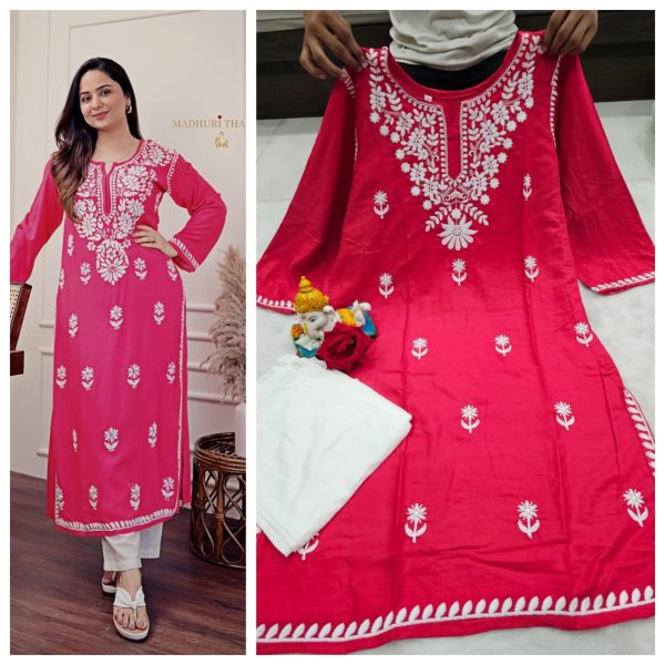 MF 1025 A RAYON COTTON KURTI WHOLESALE