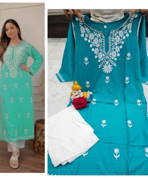 MF 1025 C RAYON COTTON KURTI WHOLESALE