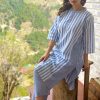 MURTI TRENDS BLUE LINE COTTON CORD SET WHOLESALE
