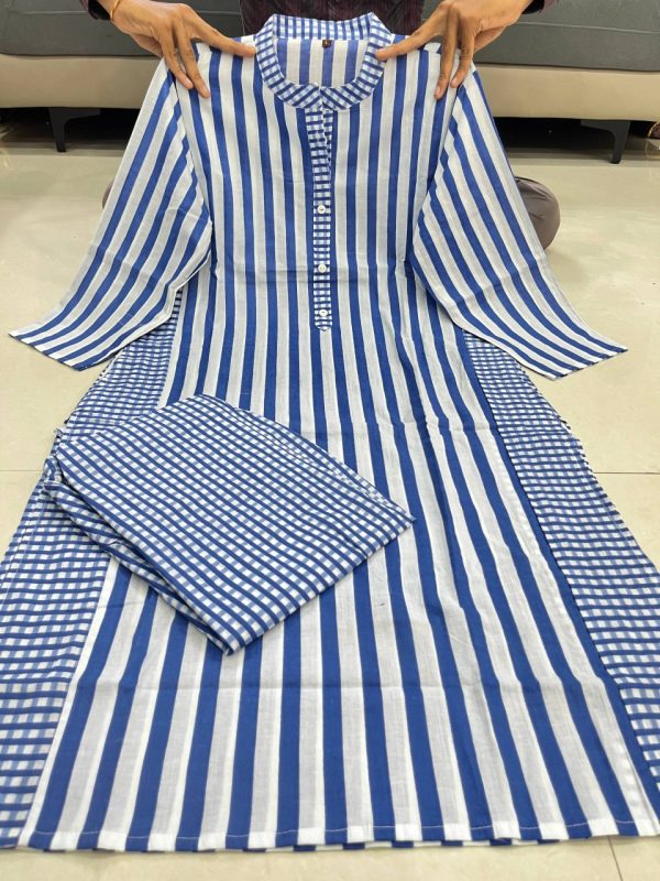 MURTI TRENDS BLUE LINE COTTON CORD SET WHOLESALE