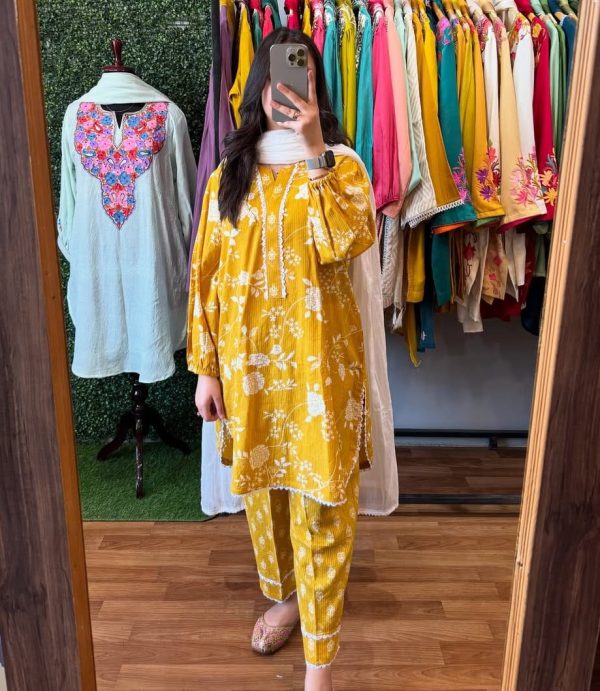 MURTI TRENDS KATHA COTTON KURTI WHOLESALE