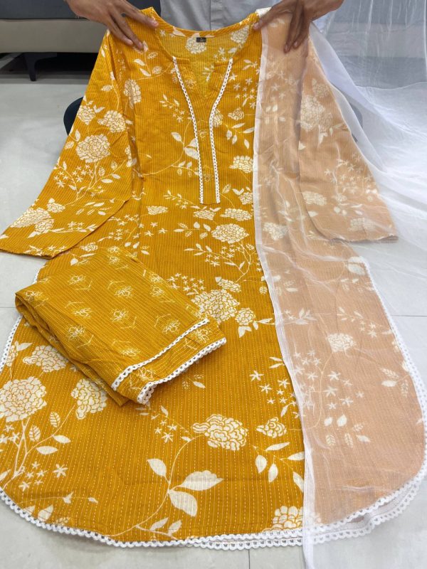 MURTI TRENDS KATHA COTTON KURTI WHOLESALE