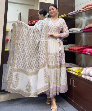 MURTI TRENDS MAL COTTON PURPLE KURTI WHOLESALE