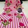MURTI TRENDS PINK COTTON CORD SET STYLE KURTI