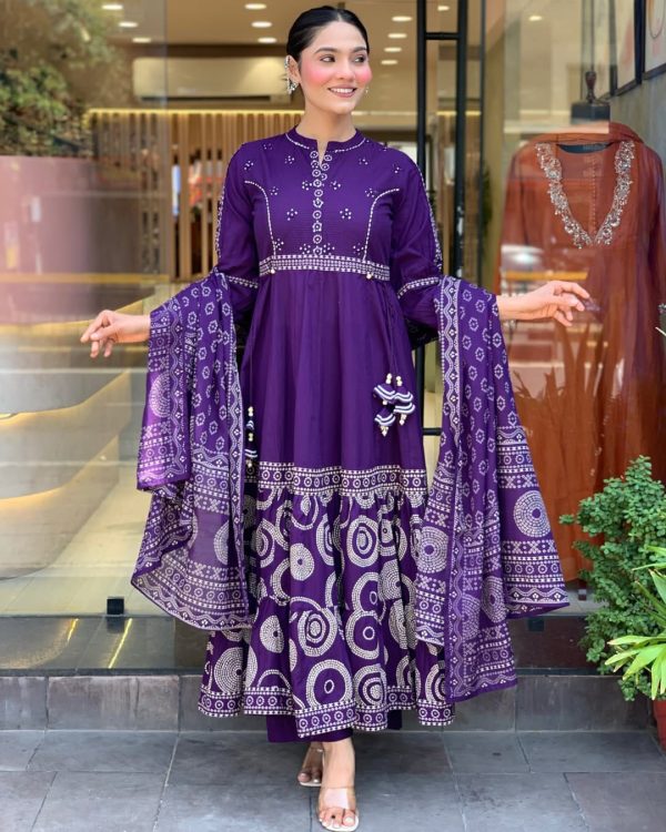 MURTI TRENDS PURE MUSLIN SILK BLUE KURTI WHOLESALE