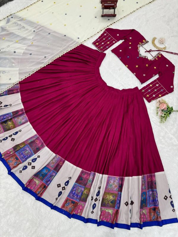 QRC FASHION 290 DESIGNER RAYON LEHENGA CHOLI