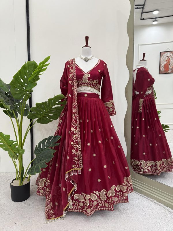 QRC FASHION 371 A B DESIGNER LEHENGA CHOLI ONLINE