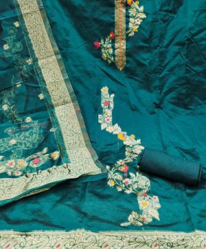RN SILK MILL CHANDERI SUITS MATERIALS IN SURAT