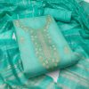 RN SILK MILL DYEABLE BANARSI SUITS MATERIALS