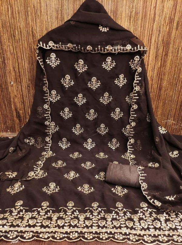 RN SILK MILL GEORGETTE SALWAR SUITS MATERILAS