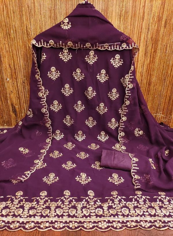 RN SILK MILL GEORGETTE SALWAR SUITS MATERILAS