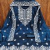 RN SILK MILL HEAVY CHANDERI NECK EMBROIDERED SUITS