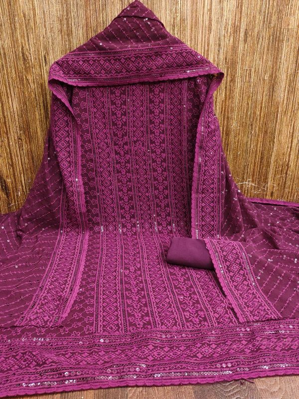RN SILK MILL ORIGINAL GEORGETTE MATERIALS IN SURAT