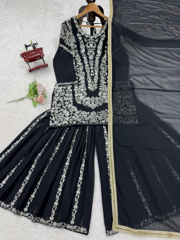 RTC FASHION 5896 A B C DESIGNER SHARARA SUITS ONLINE