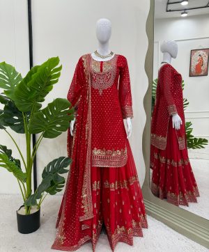RTC FASHION 5899 B DESIGNER SHARARA SUITS ONLINE