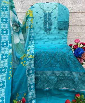 SANIYA TRENDZ 7138 COTTON PAKISTANI SUITS