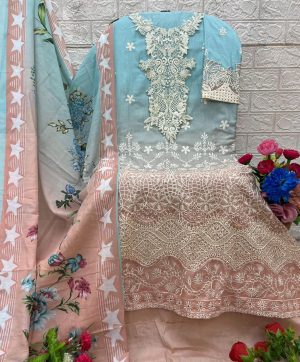 SANIYA TRENDZ 7143 COTTON PAKISTANI SUITS