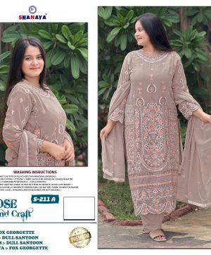 SHANAYA FASHION S 211 A HAND CRAFT SALWAR SUITS